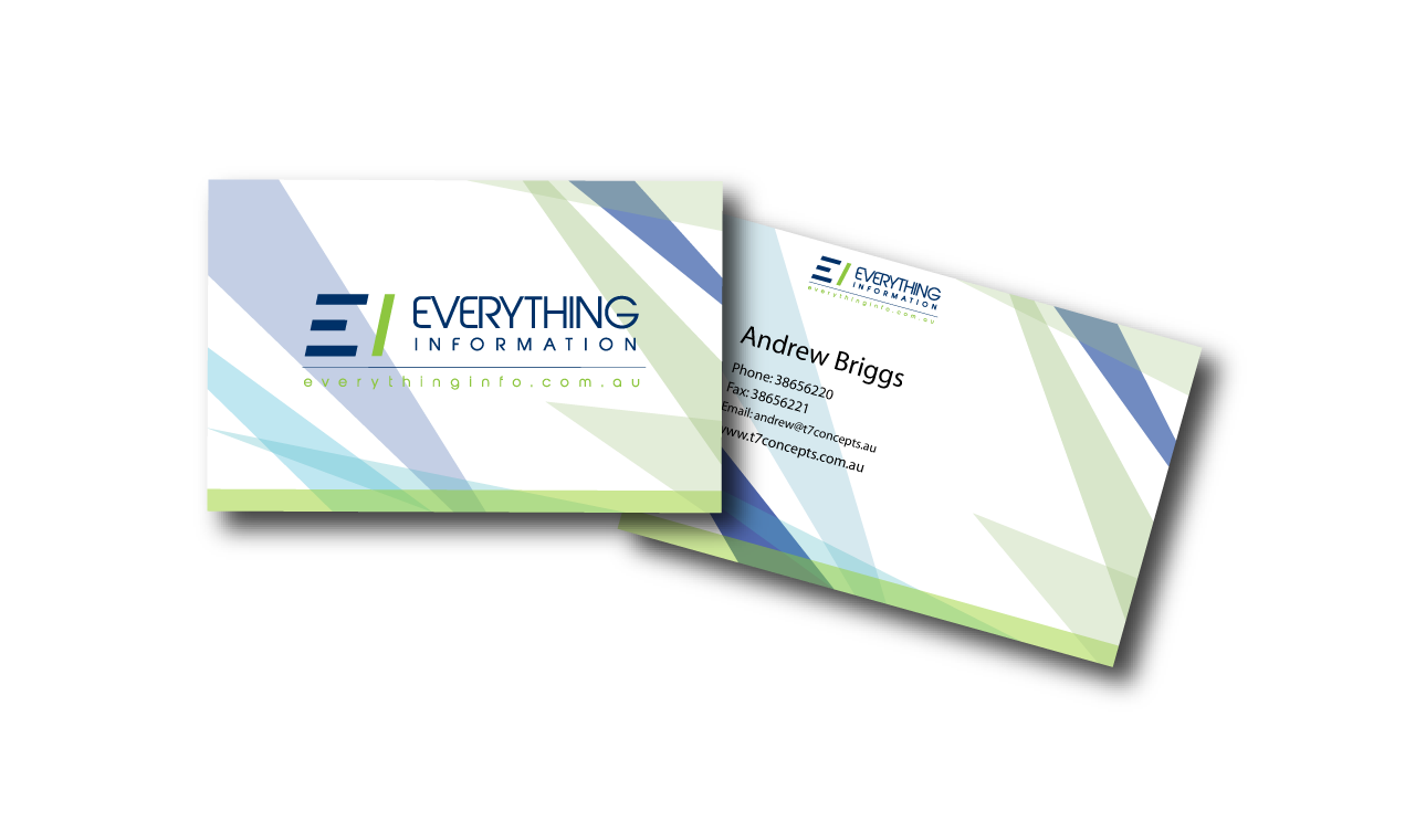 Business Card Design by nafizrahat for Everything Information Pty Ltd | Design #1778817
