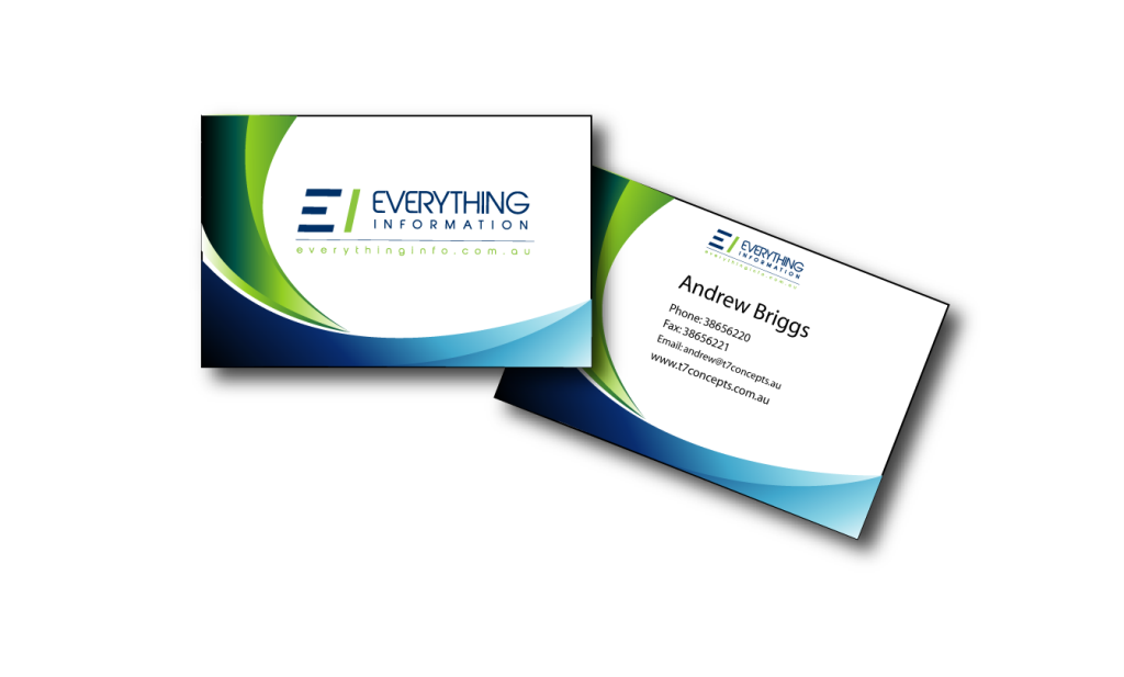 Business Card Design by nafizrahat for Everything Information Pty Ltd | Design #1792627