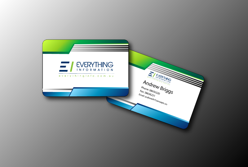 Diseño de Tarjeta de Presentación por nafizrahat para Everything Information Pty Ltd | Diseño #1792629