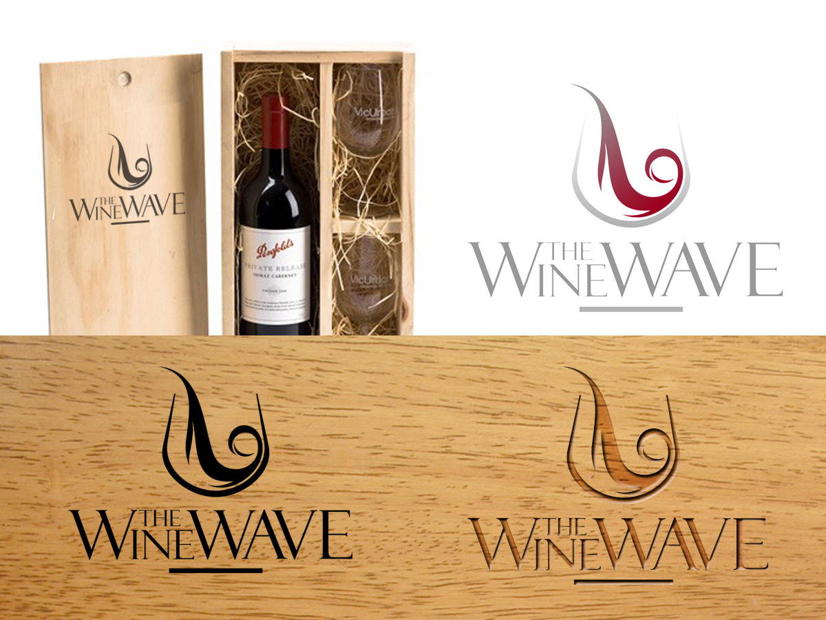 Logo Design by vladst2004 for The Wine Wave | Design #1776185