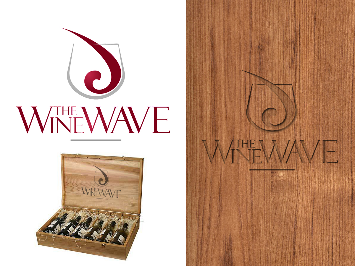 Logo Design by vladst2004 for The Wine Wave | Design #1811262