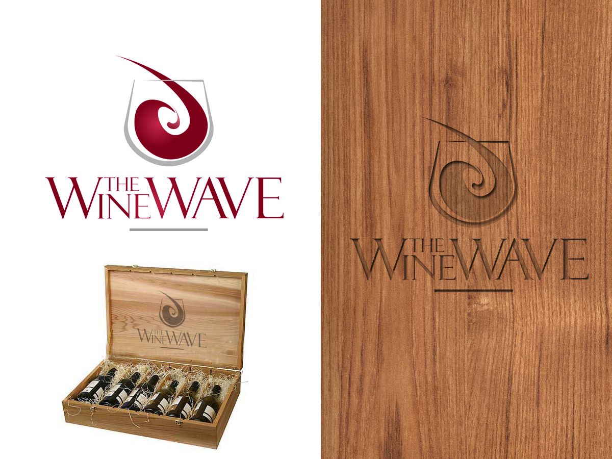 Diseño de Logo por vladst2004 para The Wine Wave | Diseño #1811264