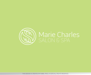 Logo Design by isabel paoli for Marie Charles Salon & Spa | Design: #6882371