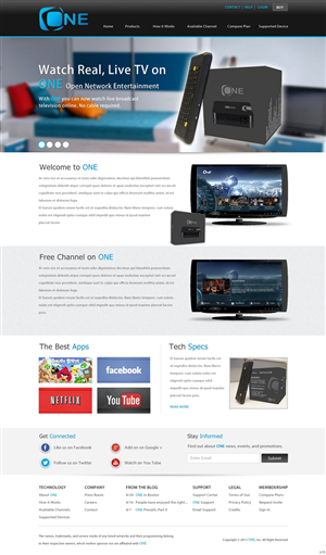 Web Design by pb for Infitech | Design: #1786461