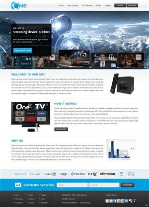 Web Design par pb pour Infitech | Design : #1786490