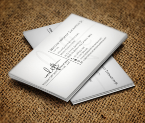 Business Card Design by Verified artistry (Design garden) for William deForest Thompson, Jr. | Design: #6927668