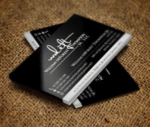 Business Card Design by Verified artistry (Design garden) for William deForest Thompson, Jr. | Design: #6927669