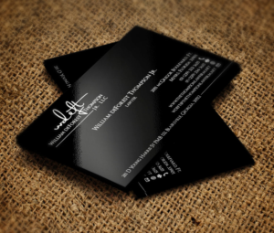 Business Card Design by Verified artistry (Design garden) for William deForest Thompson, Jr. | Design: #6927683