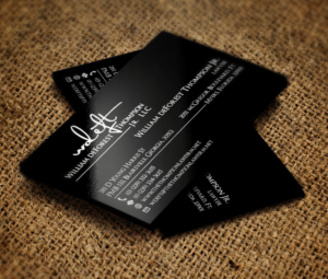 Business Card Design by Verified artistry (Design garden) for William deForest Thompson, Jr. | Design: #6927684