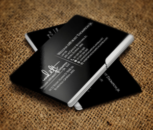 Business Card Design by Verified artistry (Design garden) for William deForest Thompson, Jr. | Design: #6927689