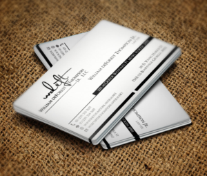 Business Card Design by Verified artistry (Design garden) for William deForest Thompson, Jr. | Design: #6946375