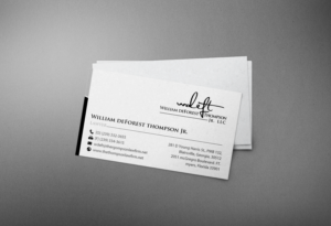 Business Card Design by chandrayaan.creative for William deForest Thompson, Jr. | Design: #6892607