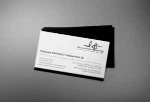 Business Card Design by chandrayaan.creative for William deForest Thompson, Jr. | Design: #6892612