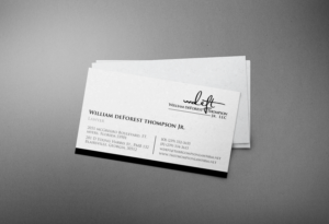 Business Card Design by chandrayaan.creative for William deForest Thompson, Jr. | Design #6952933