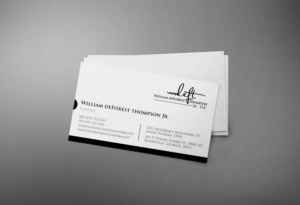 Diseño de Tarjeta de Presentación por chandrayaan.creative para William deForest Thompson, Jr. | Diseño: #6952934