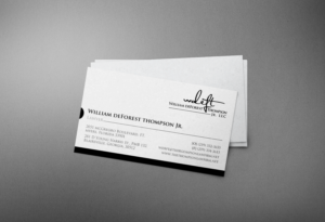 Diseño de Tarjeta de Presentación por chandrayaan.creative para William deForest Thompson, Jr. | Diseño: #6952935