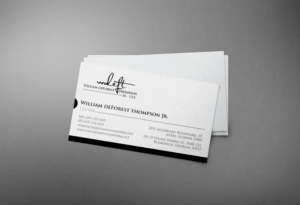 Diseño de Tarjeta de Presentación por chandrayaan.creative para William deForest Thompson, Jr. | Diseño: #6952950