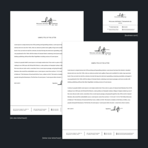 Business Card Design by MDESIGN for William deForest Thompson, Jr. | Design: #6971559