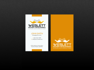 Business Card Design by Creations Box 2015 for Weslett  | Design: #6916172
