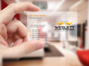 Business Card Design by Creations Box 2015 for Weslett  | Design: #6916176