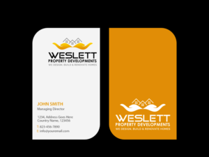 Business Card Design by Creations Box 2015 for Weslett  | Design: #6916180