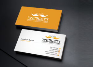 Business Card Design by Creations Box 2015 for Weslett  | Design: #6916206