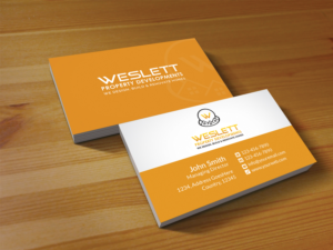 Business Card Design by Creations Box 2015 for Weslett  | Design: #6916215