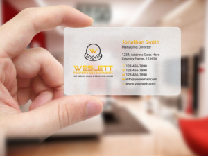 Business Card Design by Creations Box 2015 for Weslett  | Design: #6916218