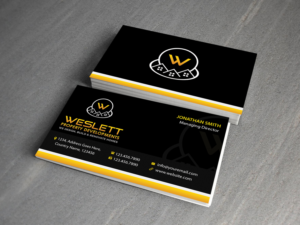Business Card Design by Creations Box 2015 for Weslett  | Design: #6916219