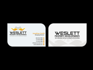 Business Card Design by Creations Box 2015 for Weslett  | Design: #6916224