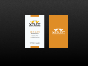 Business Card Design by Creations Box 2015 for Weslett  | Design: #6916226