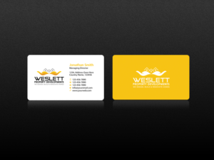 Business Card Design by Creations Box 2015 for Weslett  | Design: #6916237