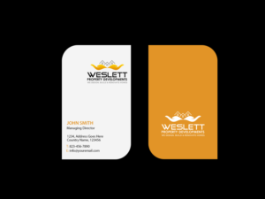 Business Card Design by Creations Box 2015 for Weslett  | Design: #6916240
