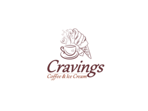 Logo Design by shadow999 for Cravings Coffee & Ice Cream | Design: #7040846