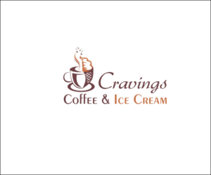 Logo Design by moniqutza for Cravings Coffee & Ice Cream | Design #6978062