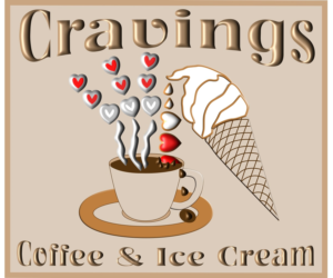 Logo Design by nancyottenbreit for Cravings Coffee & Ice Cream | Design: #6974235