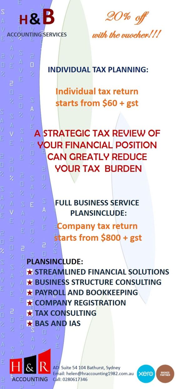 Diseño de Flyer por Adrian99 para H & R ACCOUNTING SERVICES | Diseño #1826702