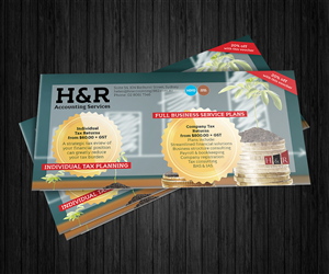 Flyer-Design von Boss Designs für H & R ACCOUNTING SERVICES | Design: #1825546