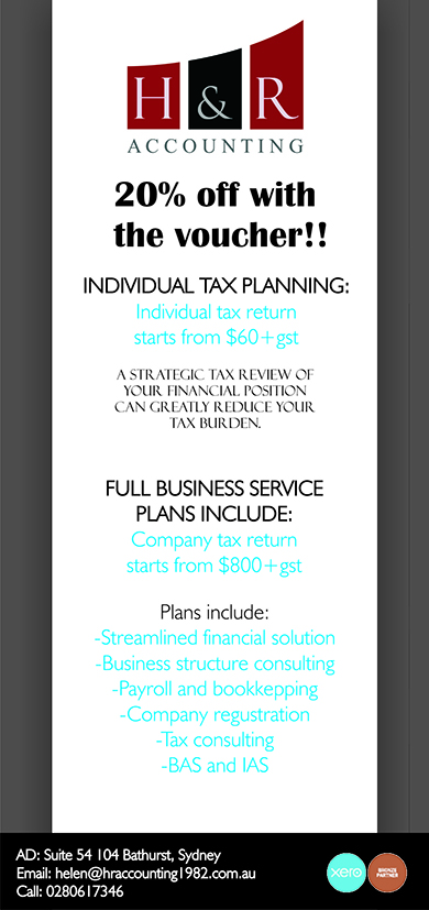 Flyer Design by Anizz26 for H & R ACCOUNTING SERVICES | Design #1821048