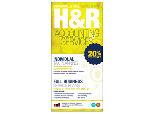 Flyer-Design von jajadesign für H & R ACCOUNTING SERVICES | Design: #1824490