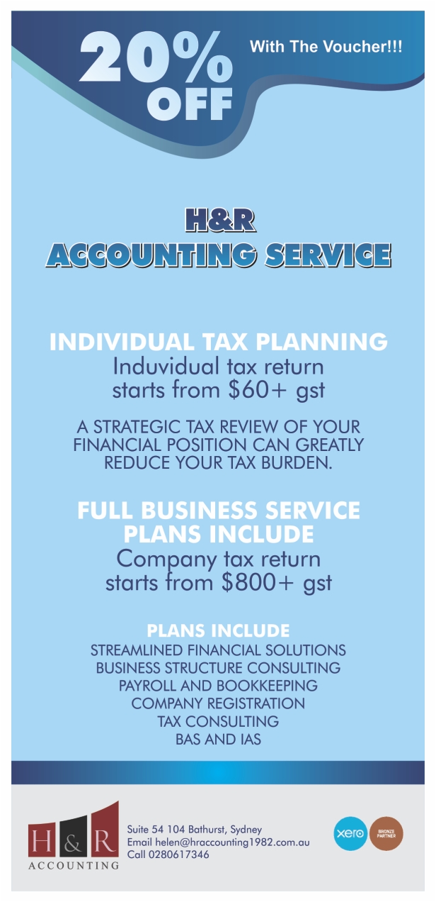 Flyer Design by barinix for H & R ACCOUNTING SERVICES | Design #1805290