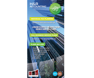 Design de Flyer par Matt Hall pour H & R ACCOUNTING SERVICES | Design #1805713