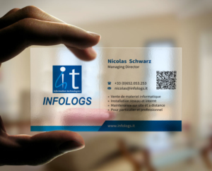 Business Card Design by INDIAN_Ashok for infologs sarl | Design: #6912030
