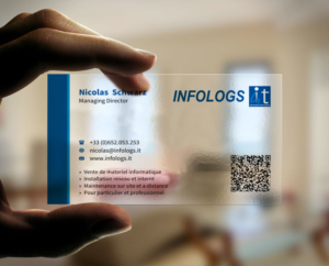 Business Card Design by INDIAN_Ashok for infologs sarl | Design: #6912031