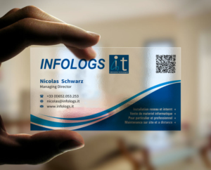 Business Card Design by INDIAN_Ashok for infologs sarl | Design: #6912032