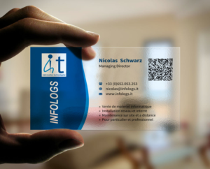 Business Card Design by INDIAN_Ashok for infologs sarl | Design: #6912034