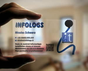 Business Card Design by AFHUN for infologs sarl | Design: #7022696