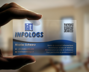 Business Card Design by AFHUN for infologs sarl | Design: #7023036