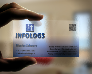 Business Card Design by AFHUN for infologs sarl | Design: #7023038