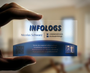 Business Card Design by AFHUN for infologs sarl | Design: #7024413